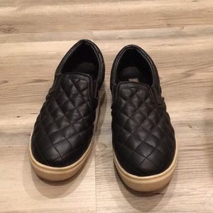 Quilted slip on sneakers